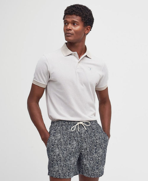 Barbour poloshirt beige