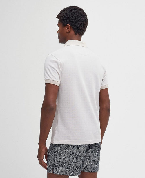 Barbour poloshirt beige