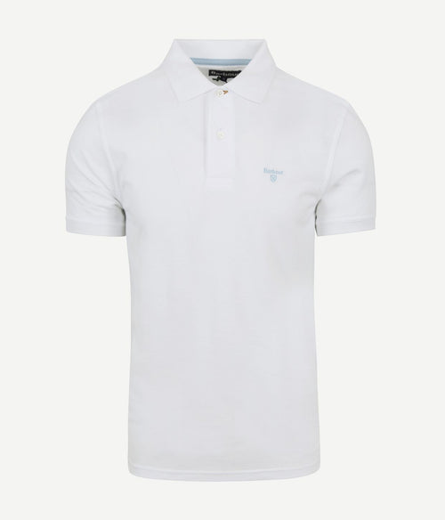 Barbour poloshirt wit