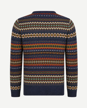 Pullover fairisle wol dessin