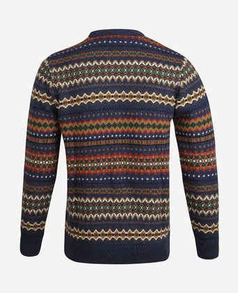 Pullover fairisle wol dessin