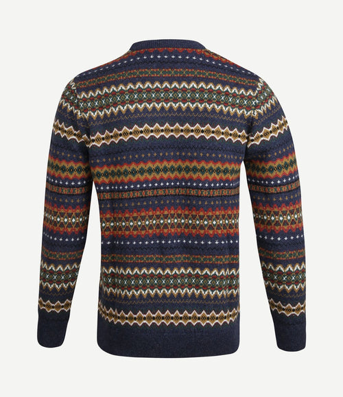 Pullover fairisle wol dessin
