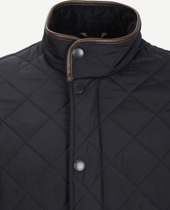 Quilted jas powell donkerblauw