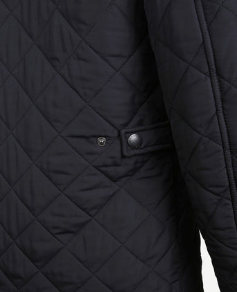 Quilted jas powell donkerblauw