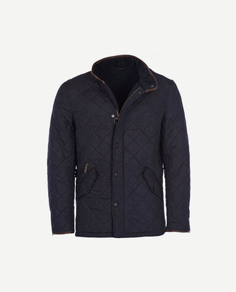 Barbour quilted jas powell donkerblauw | Regular-fit