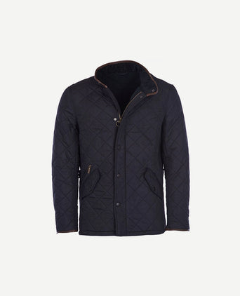 Quilted jas powell donkerblauw