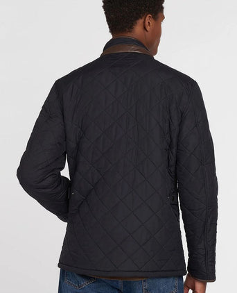 Quilted jas powell donkerblauw