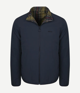 Reversible korbel jas donkerblauw Reversible korbel jas donkerblauw