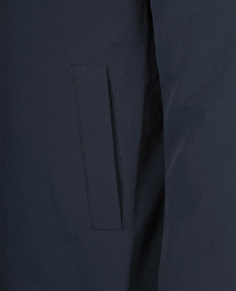 Reversible korbel jas donkerblauw