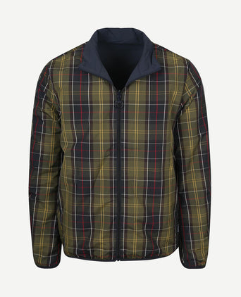 Reversible korbel jas donkerblauw