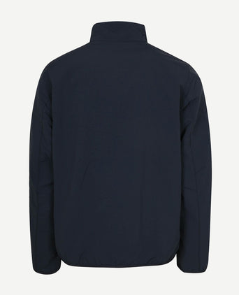Reversible korbel jas donkerblauw