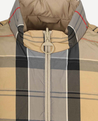 Reversible puffer beige