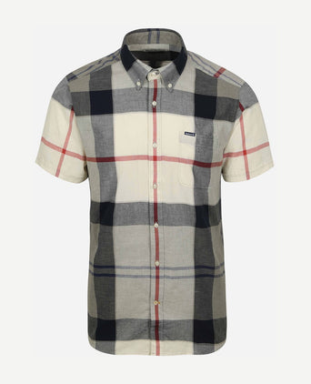 Barbour shirt doughill bleache pine tartan
