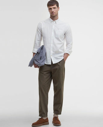 Barbour shirt nelson tailored white