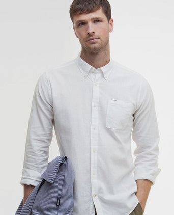 Barbour shirt nelson tailored white