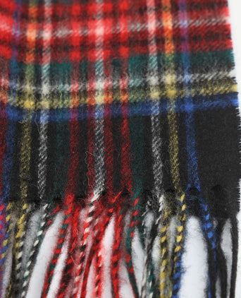 Barbour sjaal stewart lamswol rood