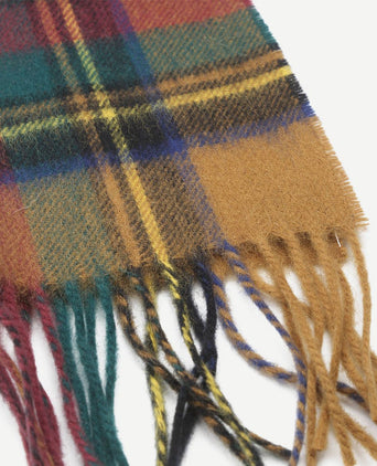 Barbour sjaal new check tartan goud