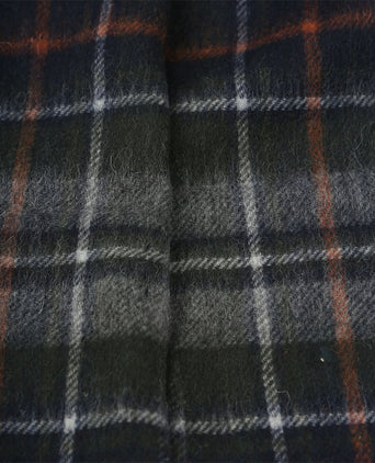Barbour sjaal tartan lamswol grijs