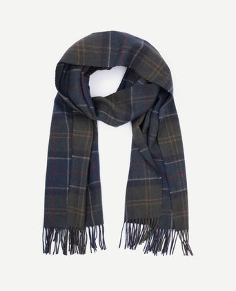 Sjaal braden wol classic tartan groen