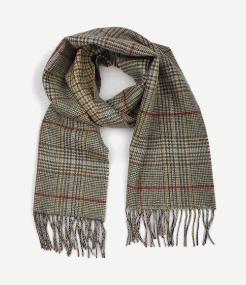 Sjaal macklow reversible lambswool tweed multi