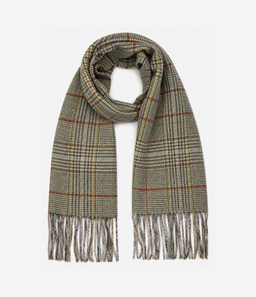 Sjaal macklow reversible lambswool tweed multi
