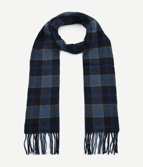 Barbour sjaal tartan lams wol midnight