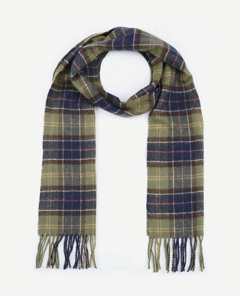Barbour sjaal tartan lamswol klassiek