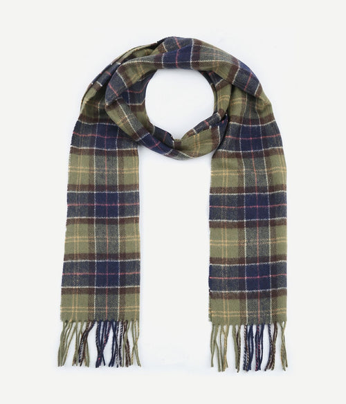 Barbour sjaal tartan lamswol klassiek
