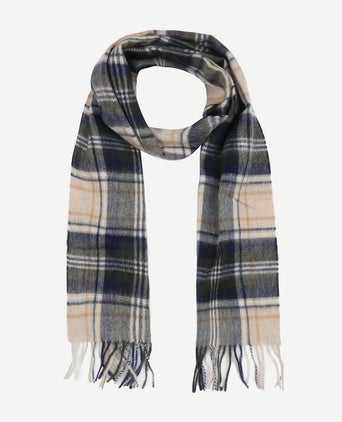 Barbour sjaal wolmix tartan beige