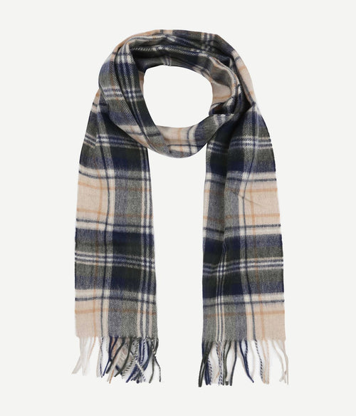 Barbour sjaal wolmix tartan beige