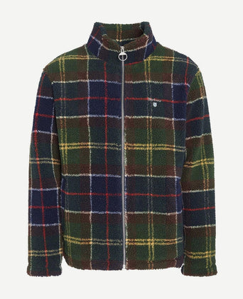 Barbour tartan sherpa fleece vest multicolour | Regular-fit