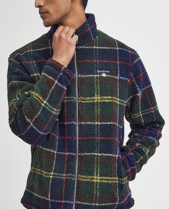 Barbour tartan sherpa fleece vest multicolour | Regular-fit