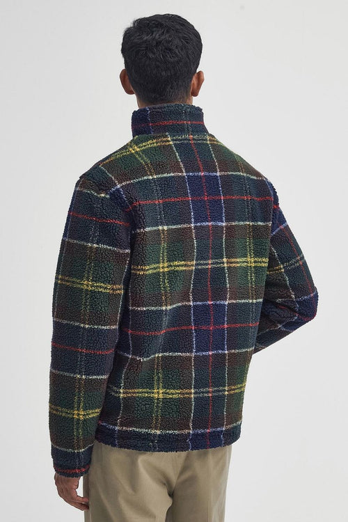 Barbour tartan sherpa fleece vest multicolour | Regular-fit