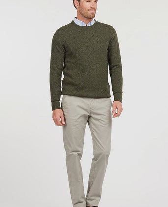 Barbour tisbury trui donkergroen | Regular-fit