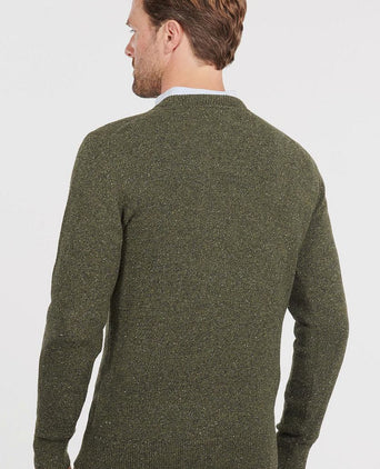 Barbour tisbury trui donkergroen | Regular-fit