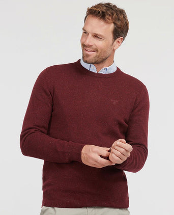 Barbour tisbury trui wol bordeaux