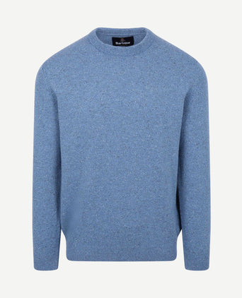 Tisbury trui wolmix blauw