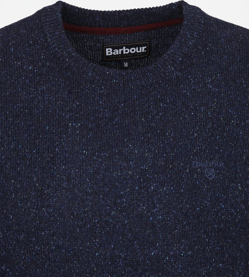 Barbour tisbury trui wolmix donkerblauw | Regular-fit