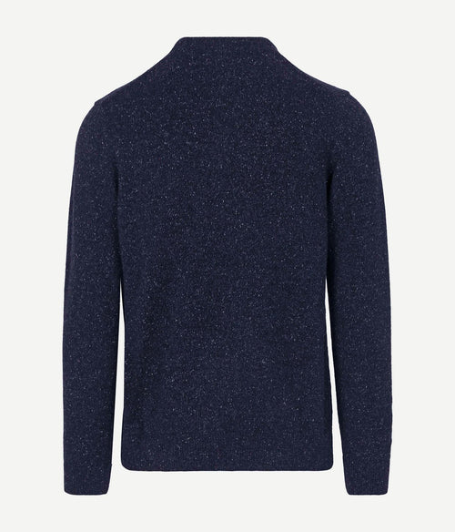 Barbour tisbury trui wolmix donkerblauw | Regular-fit