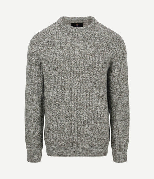 Trui horseford twisted wol groen