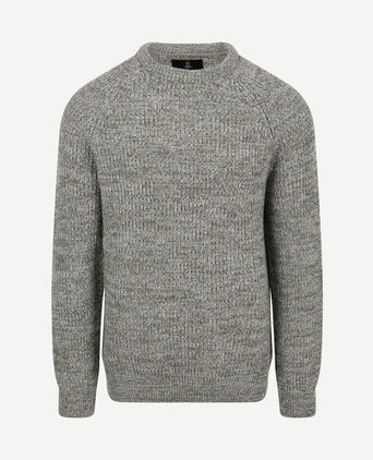 Trui horseford twisted wol groen