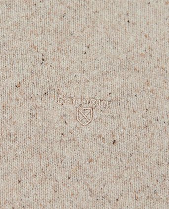 Barbour trui lamswol beige | Regular-fit