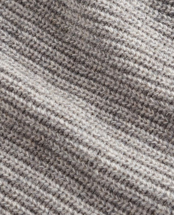 Trui lamswol knitted stone grijs