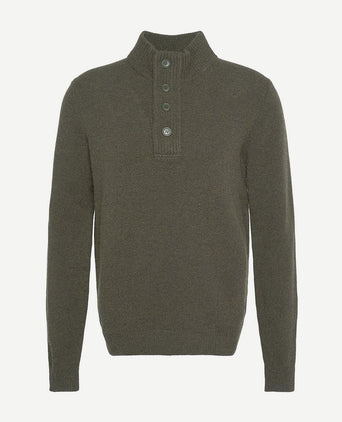 Barbour trui wol patch groen