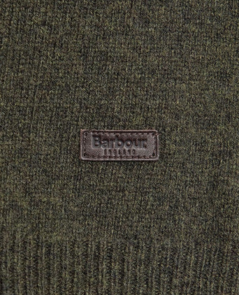 Trui wol patch groen