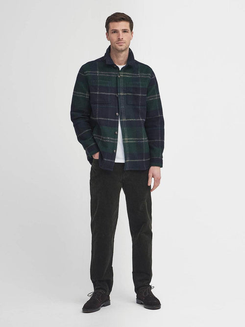 Barbour overshirt ruit greenloch tartan | Regular-fit