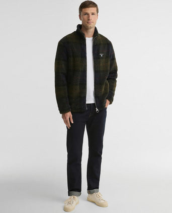 Cardigan fleece classic tartan
