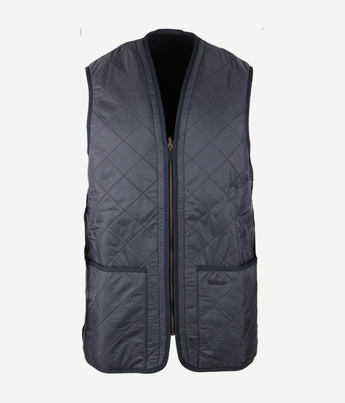 Barbour voering polarquilt blauw