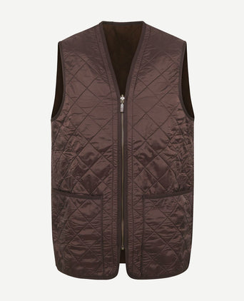 Voering polarquilt bruin