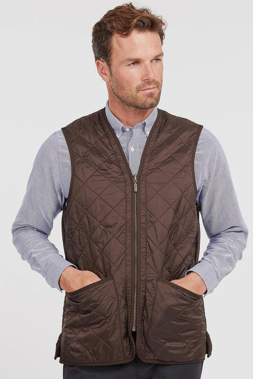 Barbour voering polarquilt bruin